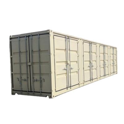 China 4 Open Doors Marine Side Cargo Shipping And Road Storage Transport 40ft Container for sale