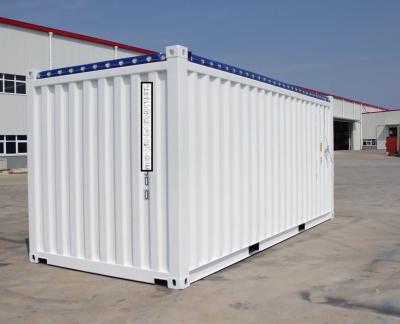 China 20OT Customized Soft Top Open Train Normal Cargo Marine And Sea Transport And Mineral Commodities Mobilization Dry Container for sale