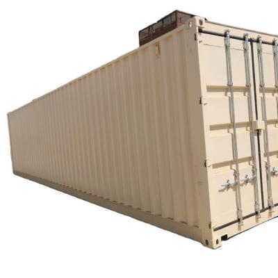 China Overseas Dry Storage Cube Shipping Container White High Level 40ft Navy Cube Container With BO Lock for sale