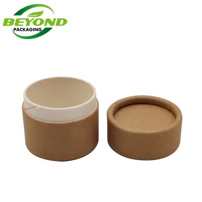 China Recycled Materials Wholesale Biodegradable Cosmetic Kraft Paper Tube , Custom Cardboard Tube Cream Jar Packaging Containers for sale