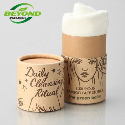 China Recyclable Packaging Plain Paper Tube Cardboard Box For T Shirt for sale