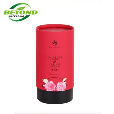 China Recycled Food Wrapping Paper Matt Round Box Paper Materials Tube Packing New Design Bulk Paper Tube For Tea for sale