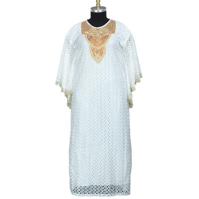 China 100% Polyester 4908B#African Clothing Plus Size Loose Long Sleeve Boubou With Gold Embroidery Abaya Appliques for sale