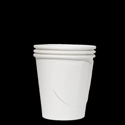 China 2.5oz-32oz Disposable Customized Single Wall Packaging Drinkware Butterfly Paper Cup Paper Hot Coffee Cups With Handle for sale