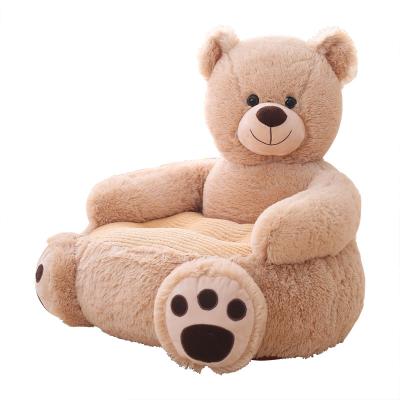 China Modern home furniture kids sofa bed seat teddy bear panda duck plush sofa for kids for sale