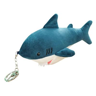 China Hot Selling Plush Stuffed Shark Plush Toy Shark Key Chain for sale