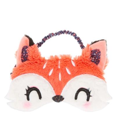 China best selling custom simulation Anti-wrinkle soft gifts for kids stuffed animal eyemask for sale