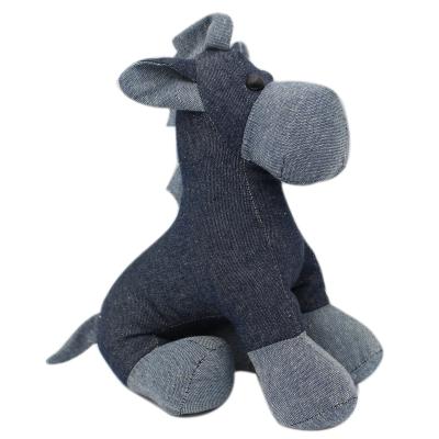 China Modern Decorative Plush Window Door Stopper Donkey Animal Draft Stopper for sale