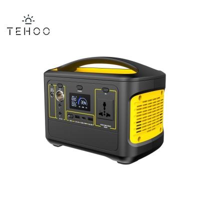 China Type C Home Power Supply Station YW500 600W 568Wh Outdoor Portable Powerful Power Station for sale