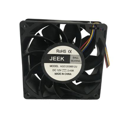 China High Speed ​​Graphics Card Cooling Fan 120x120x38mm 120mm Fan DC 12V 24V 48V For S9 S19 S17 for sale