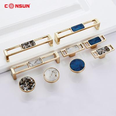 China Modern Design Marble Cabinet Handle Furniture Hardware Hardware Handle Zinc Alloy for sale