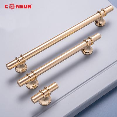 China CSK138-L Modern Furniture Manufacturer Furniture Hardware Aluminum Alloy Pull Drawer Buffet Knobs Fit Door Handle for sale