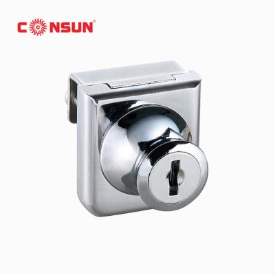 China 407 Manufacturers Modern Cabinets Hardware Glass Lock For Single Lock Zinc Alloy Locks for sale