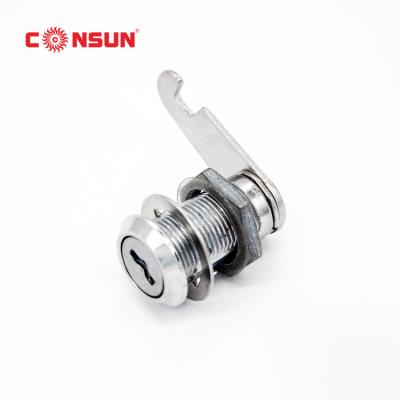 China 103 Consun Furniture Hardware Fittings Modern Drawer Lock Office Zinc Alloy Drawer Lock for sale