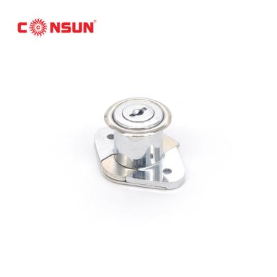 China Modern 106 Consun Furniture Hardware Fittings Lock Rhombus Zinc Alloy Drawer Lock for sale