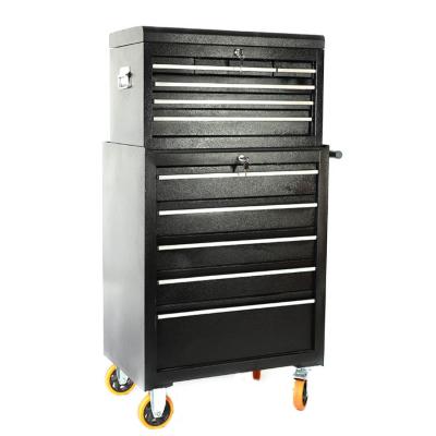 China Board Brand Cold Rolled Size Customize New Mechanic Workshop 11 Drawers Tool Cabinet Trolley Box Trolley for sale