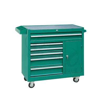 China Cold Rolled Heavy Duty Board OEM Factory 6 Drawers Storage Combination Tool Trolley Rolling Cabinet Cart Tool Box for sale