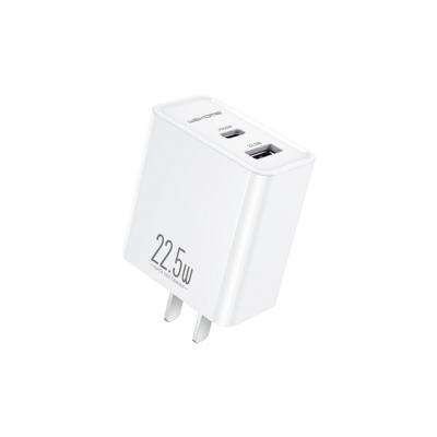 China 2021 New Mobile Phone Wholesale On The Kingkong USB Wall Charger Fast Charging Dual Port Type QC A+C Series Super Current Fast Charger C for sale