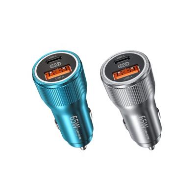 China Type-C 2021 Instant Qi PD Car Accessories Series 65With One A+C2 Fast Car Left Charger Fast Charging Car Charger for sale