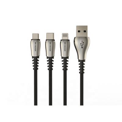 China Wholesale Zinc Alloy Mobile Phone Data Cable/TypeC/iphone Magos Mobile Phone Braided Wire Micro USB Fast Charging Cable for sale