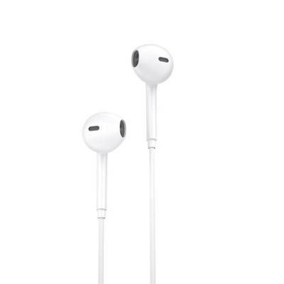 China 1.2M Earphone Wired Earphone Max-iph Straight Plug-and-Play Music Call Headset Y19 Plug-and-play Wired Earphone For iPhone for sale