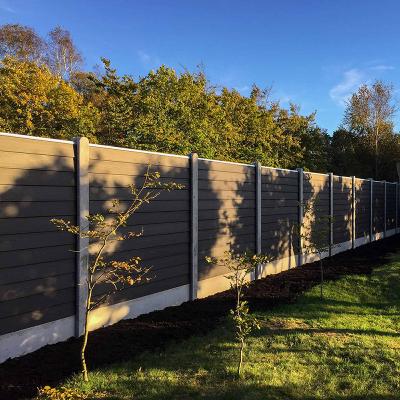 China Easy easily assembled easy to install outdoor decorative garden wpc privacy fence made up of panels for sale