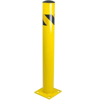 China Street Road Safety Metal Traffic High Traffic Bollard Removable Parking Post Barrier Durable Detached Security Flexible Steel Pipe for sale