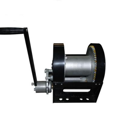 China Vertical lift 750kg plastic sprayed brake manual winch supplied by Chinese factory is used for vertical lifting for sale