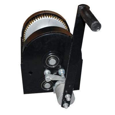 China BOAT hand worm gear hotselling winch for lifting and pulling / vertical lifting gear winch for sale