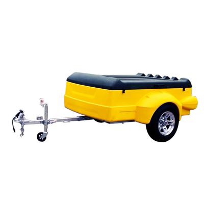 China Small Plastic Molded Travel Travel Utility Trailer for sale