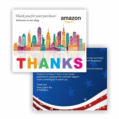 China Amazon Customized Luxury Aftermarket, Thank You Letter Card for sale