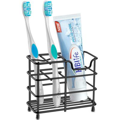 China Best Selling Bathroom Stainless Steel Toothbrush Holder High Quality Sustainable Bathroom Organizer for sale