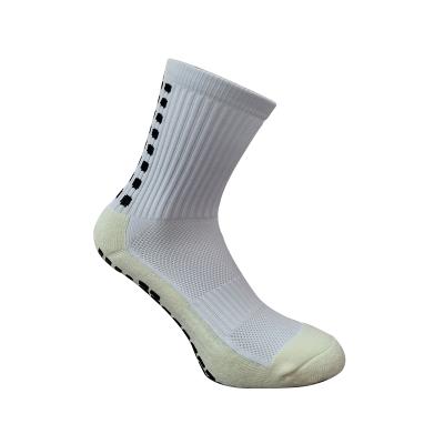 China Popular Hot Selling Men's Colorful Slip Derapage Soccer Socks Team Socks Football Long Tube Socks for sale