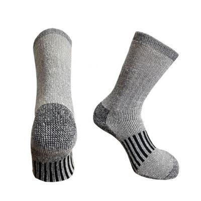 China Work Casual Custom Design Thick Work Wool Soft Hike Thermo Merino Socks for sale