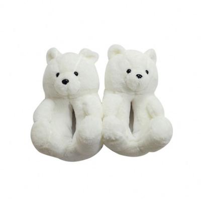 China Fashion Trend New Product Purple Giant Teddy Bear Slippers Plush Toy for sale