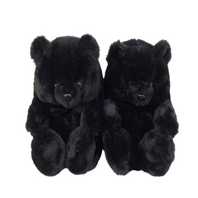 China Wholesale Hot Selling Fashion Trend Teddy Bear House Slippers Adult for sale