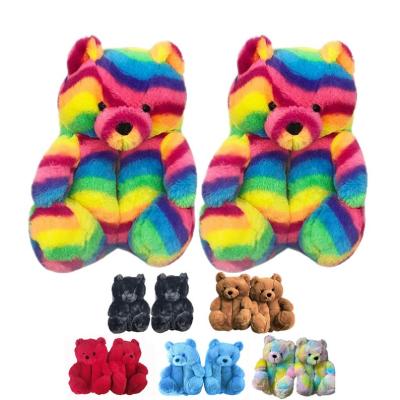 China New style lightweight slippers teddy bear slippers panda indoor slippers best selling with factory price for sale