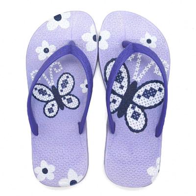 China Summer Anti-slippery White Fashion Flip Flops Rubber Slipper For Lady for sale