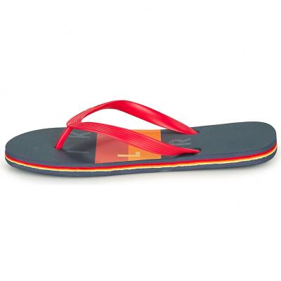 China Latest Design Fashion Trend Style Soft Insole Rubber Men's Beach Flip Flops for sale