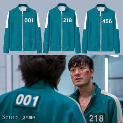 China Custom Polyester Cosplay Squid Game Suits Same Halloween Squid Korean Game Jung Jae Squid TV Series Sportswear Game Costumes Costume for sale