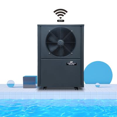 China Wifi control 21kw swimming pool heater monoblock air source swimming pool outdoor air to water heat pump for sale