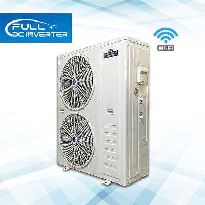 China Outdoor TUV CE Certificated DC Inverter Monoblock Home Heat Pump Water Heater For House Heating for sale