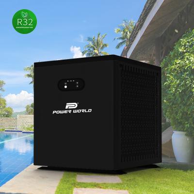 China Eco-friendly R410a outdoor eco swimming pool air water heatpump one heat pump for sale