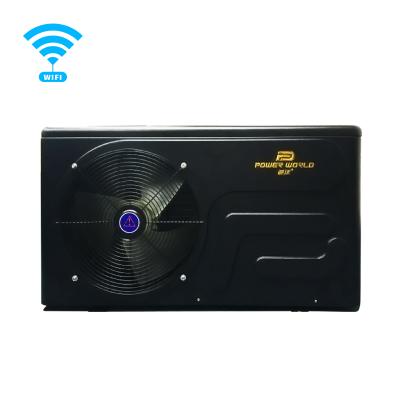 China Outdoor swimming pool 60m3 R32 black ABS swimming pool heat pump and heat pump manufacturer for sale