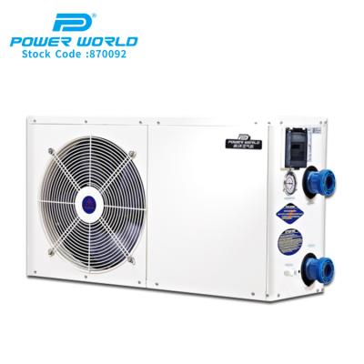 China Smaller Heater Outdoor Ventilation Swimming Pool Equipment 11kw SPA Thermostat Heat Pump Hybrid Water Heater for sale