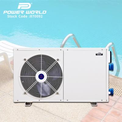 China Wifi Control R32 R410a Option 6.5kw Spa Bath Swimming Pool Heat Pump Air Source Outdoor Swimming Pool Heater for sale