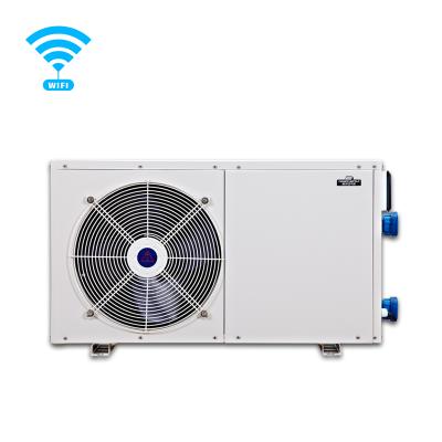 China Outdoor smart wifi R32 12kw swim pool heat pump calentadores de piscinas with titanium heat exchanger for sale