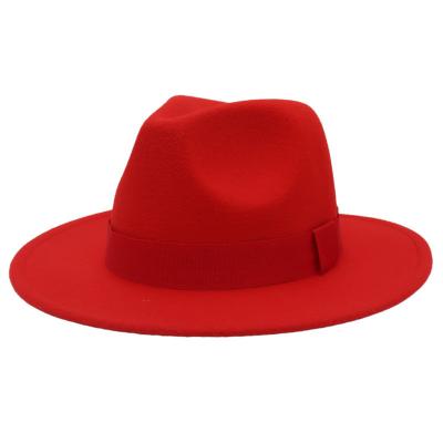 China British Style Accesorio de encaje sombrero de feltro de cachemira para hombres y mujeres en Four Seasons Jazz Hat en venta