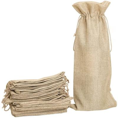 Chine Acceptable OEM/ODM Nature Color Jute Pouch Sac à cordes pour le stockage de chanvre écologique à vendre