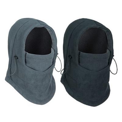 China Waterproof Thermal Fleece Balaclava Hat Hooded Neck Warmer for Winter Fishing Scarves for sale